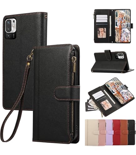 Amazon.co.jp: Rosbtib 用の Redmi Note 10 JE ケース 手帳型 財布型